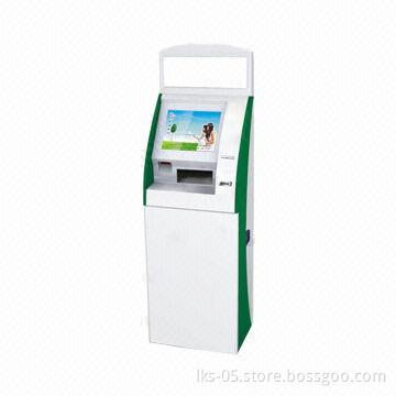 Health Kiosk with 17-inch Touchscreen and Motorized Card Reader